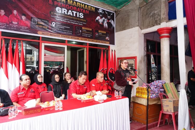 Ayu Nur Suri: Dapur Marhaen Bentuk Nyata Kehadiran PDI Perjuangan Kota Palembang di Tengah Rakyat