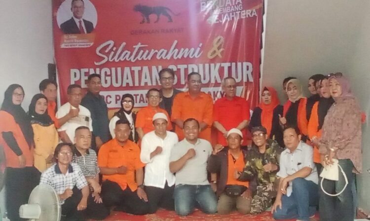 Konsolidasi Internal DPD Partai Gerakan Rakyat Kota Palembang Kuatkan Struktur Tingkat Kecamatan