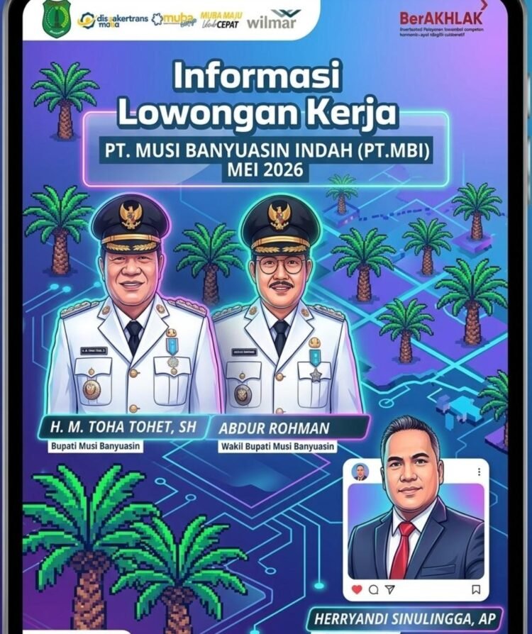 Wujudkan Muba Maju Lebih Cepat, PT. MBI Gandeng Disnakertrans Muba Buka Lowongan Security untuk Putra Daerah