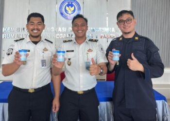 Rutan Kelas I Palembang Gelar Tes Urine WBP dan Pegawai, Seluruh Hasil Negatif Narkoba