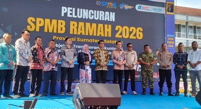SPMB Ramah 2026 Sumsel Diluncurkan, Penerimaan Siswa Objektif, Transparan, Akuntabel, Berkeadilan dan Tanpa Diskriminasi