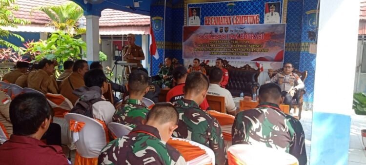 Apel Siaga Karhutbunlah di Lempuing OKI: Masyarakat Peduli Api Siap Jadi Garda Terdepan