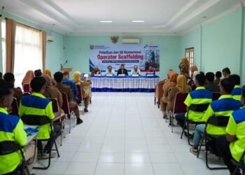 Semangat Kolaborasi Pertamina Patra Niaga Kilang Plaju dan Disnakertrans Demi Wujudkan Generasi Siap Kerja melalui Pelatihan dan Sertifikasi Operator Scaffolding