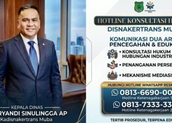 Kerap Mangkir Mediasi? Kadisnakertrans Muba Ingatkan Perusahaan Risiko Rugi Hukum Hingga Kalah di PHI