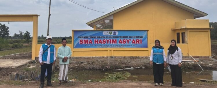 PLN Peduli Bangun Harapan di Air Saleh, Sekolah Baru Siap Buka Akses Pendidikan bagi Generasi Muda Banyuasin