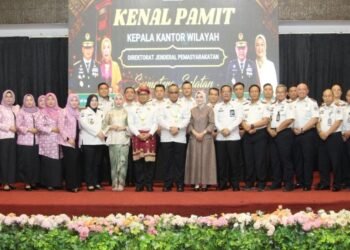 KEPALA RUTAN KELAS I PALEMBANG HADIRI KEGIATAN KENAL PAMIT KAKANWIL DITJENPAS SUMATERA SELATAN