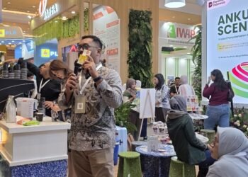 Produk Pengharum Ruangan Eceng Gondok Karya Ankubas Unjuk Gigi di Invirotech 2026