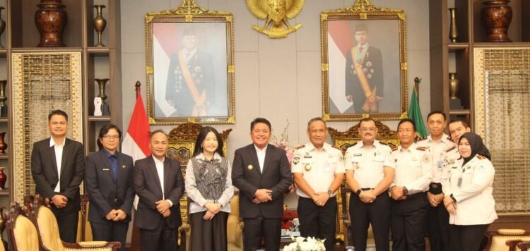 Perkuat Sinergi Pemasyarakatan, Karutan Kelas I Palembang Dampingi Kakanwil Ditjenpas Sumsel Audiensi dengan Gubernur Sumsel