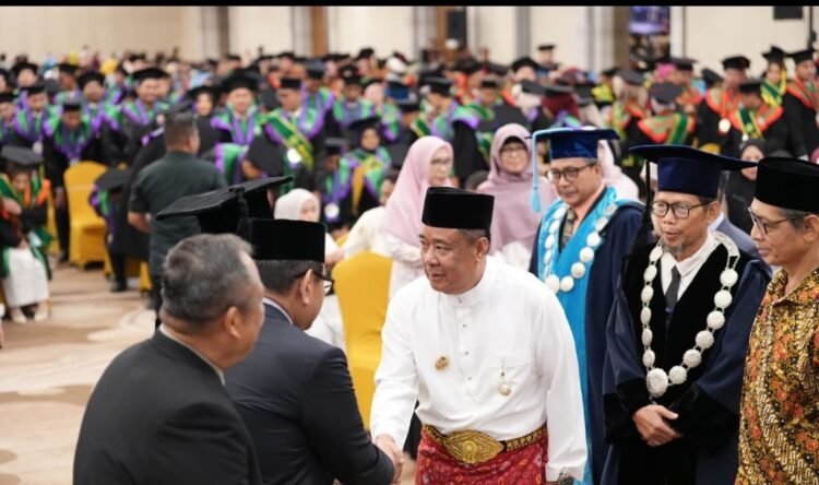 Wagub Cik Ujang Hadiri Wisuda ke-80 dan Milad ke-47 UMP, Dorong Perguruan Tinggi Cetak SDM Unggul dan Berdaya Saing