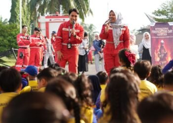Fire Fun Learning with Fire Brigade Kilang Plaju, Tanamkan Kesadaran Keselamatan Sedari Dini