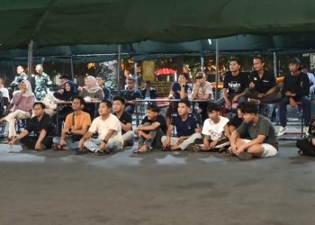 Kodim 0418/Palembang Meriahkan Pesta Rakyat Nusantara 2026 dengan Nonton Bareng Perempat Final Piala Dunia 2026