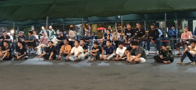 Kodim 0418/Palembang Meriahkan Pesta Rakyat Nusantara 2026 dengan Nonton Bareng Perempat Final Piala Dunia 2026