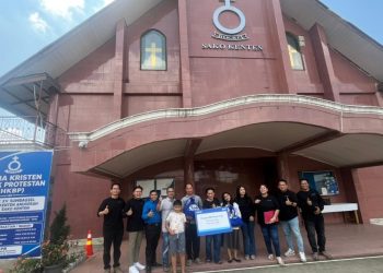 Hadirkan Manfaat Nyata bagi Masyarakat, BRI Region 4 Palembang Salurkan Bantuan Sembako ke Enam Gereja
