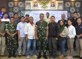 Dandim 0418/Palembang Ajak Media Bersinergi Sukseskan TMMD ke-129 dan Program Jembatan Presiden