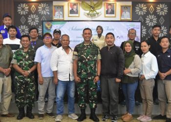 Dandim 0418/Palembang Ajak Media Bersinergi Sukseskan TMMD ke-129 dan Program Jembatan Presiden