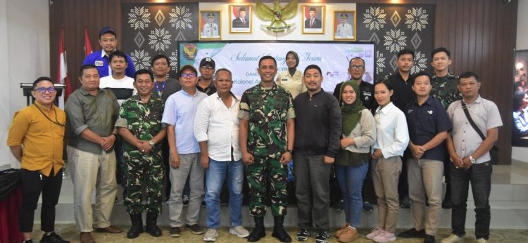 Dandim 0418/Palembang Ajak Media Bersinergi Sukseskan TMMD ke-129 dan Program Jembatan Presiden