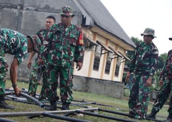 Jelang Pembukaan TMMD ke-129, Kodim 0418/Palembang Matangkan Persiapan di Talang Jambe