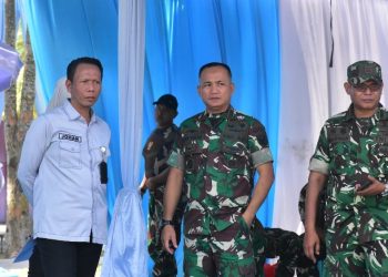 Kasdim 0418/Palembang Tinjau Kesiapan Pembukaan TMMD ke-129 di Talang Jambe
