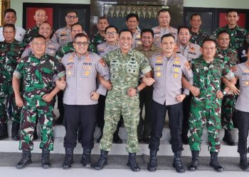 Dandim 0418/Palembang Terima Silaturahmi Kapolrestabes, Perkuat Sinergi TNI-Polri Jaga Kamtibmas