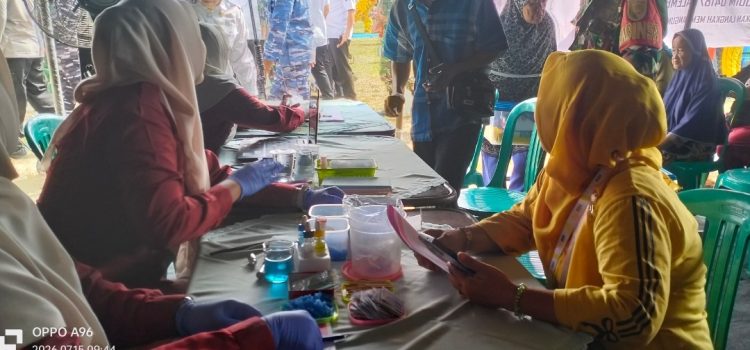 TMMD ke-129 Kodim 0418/Palembang Hadirkan Layanan Kesehatan Gratis, Warga Talang Jambe Antusias Periksa Kesehatan Sejak Dini