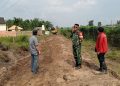 Sepanjang 750 Meter Jalan Dibangun dalam Program TMMD ke-129 Kodim 0418/Palembang di Talang Jambe