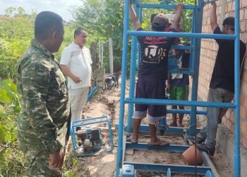 Pembuatan Sumur Bor Sasaran III TMMD Ke-129 Kodim 0418/Palembang di Pesantren Minhajul Aulia Mina Terus Berjalan