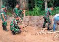 Pembangunan Jalan 750 Meter, Gorong-gorong, dan Parit TMMD Ke-129 Kodim 0418/Palembang Terus Dikebut
