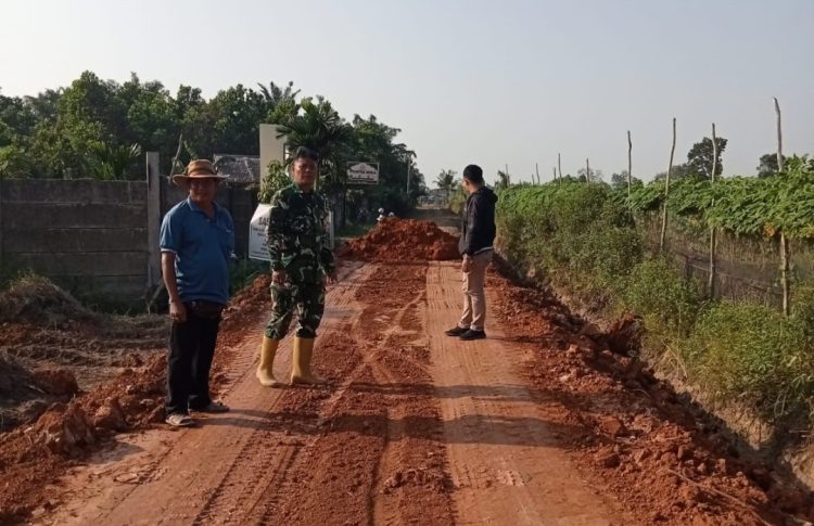 Pembangunan Jalan 750 Meter Jadi Sasaran Utama TMMD Ke-129 Kodim 0418/Palembang