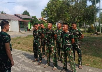 Rehab RTLH Sasaran 8 TMMD Ke-129 Kodim 0418/Palembang Capai Tahap Pengerjaan Septic Tank dan Plester Dinding Kamar Mandi