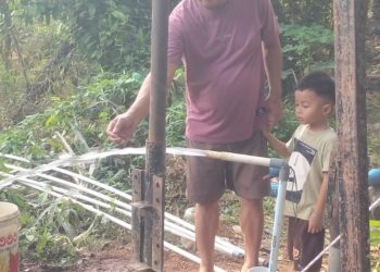 Tak Lagi Bergantung Air Isi Ulang, Ketika Sumur Bor Mengakhiri Dahaga Warga: Kisah Bahagia dari TMMD Kodim 0418/Palembang