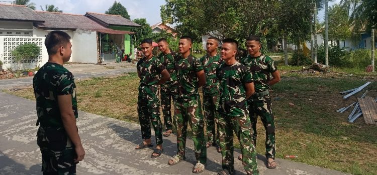 Apel Pagi Anggota Satgas TMMD Ke 129 Kodim 0418/Palembang,Cek kesiapan anggota untuk Pengerjaan sasaran hari ke-7