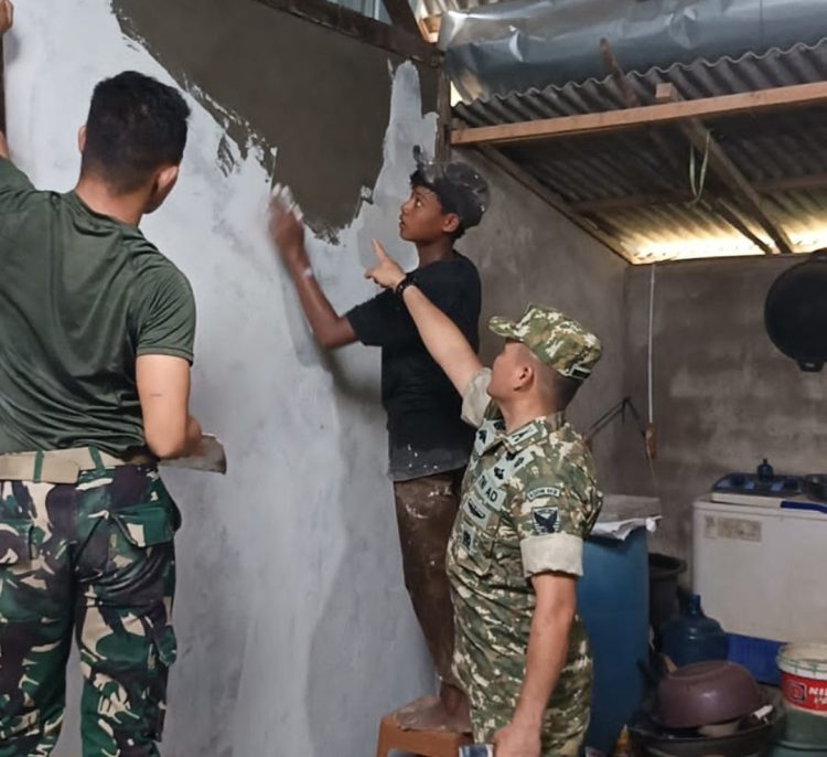 Tinjau Sasaran TMMD, Wadan Satgas Kodim/0418 Palembang Beri Semangat Prajurit: “Setiap Keringat Kalian Adalah Harapan bagi Rakyat”