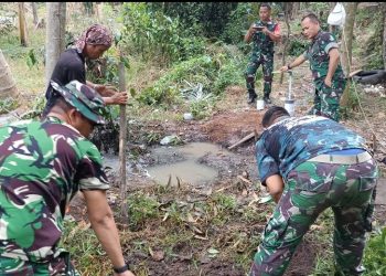 Dibalik Pondasi Sumur Bor TMMD, Dandim 0418/ Palembang Bangun Harapan Baru Warga Kampung Kreatif Pelangi