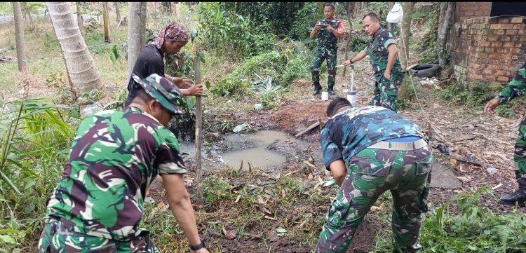 Dibalik Pondasi Sumur Bor TMMD, Dandim 0418/ Palembang Bangun Harapan Baru Warga Kampung Kreatif Pelangi