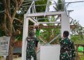 Satgas TMMD Ke-129 Kodim 0418/Palembang Rapikan Pembangunan Pos Kamling