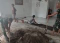 Progress Sasaran 10 TMMD Ke-129 Kodim 0418/Palembang, Rehab Mushola Baitul Maghfurin Terus Dikebut