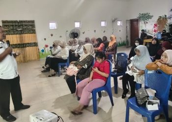Penyuluhan Stunting TMMD Ke-129 Kodim 0418/Palembang Tingkatkan Kesadaran Masyarakat akan Pentingnya Gizi Anak