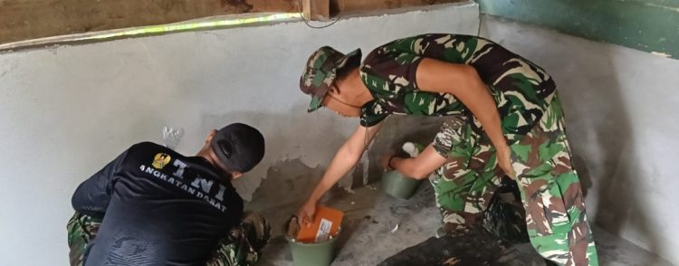 Hari Ke-10 TMMD Ke-129 Kodim 0418/Palembang, Rumah Ibu Suwarni Kian Layak Huni
