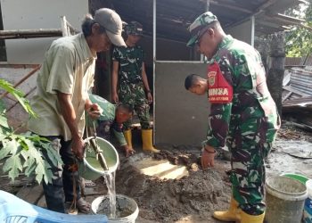 Hari Ke-10 TMMD Kodim 0418/Palembang, Rumah Bapak Fernando Mulai Berubah, Harapan Keluarga Miliki Rumah Layak Huni Kian Nyata