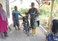 Komsos di Lokasi TMMD Ke-129 Kodim 0418/Palembang, Babinsa Talang Jambe Pererat Kemanunggalan TNI dan Rakyat