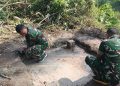 Setetes Air, Sejuta Harapan: Pembangunan Sumur Bor TMMD Kodim 0418/Palembang Hampir Rampung di Kampung Kreatif Pelangi