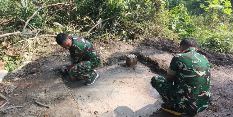 Setetes Air, Sejuta Harapan: Pembangunan Sumur Bor TMMD Kodim 0418/Palembang Hampir Rampung di Kampung Kreatif Pelangi