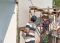Memasuki Hari Ke-12, Satgas TMMD Kodim 0418/Palembang Percepat Rehab Rumah Ibu Suwarni, Hadirkan Harapan Baru di Talang Jambe