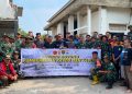 TMMD KE-129 KODIM 0418/PALEMBANG Hari Ke-12, Satgas TMMD Laksanakan Gotong Royong di Fasilitas Umum dan Fasilitas Sosial