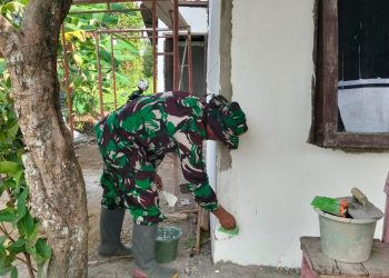 Hari Ke-13 TMMD Kodim 0418/Palembang, Rumah Ibu Suwarni Perlahan Berubah, Harapan Lama yang Kini Mulai Menjadi Nyata
