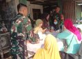 Hari Ke-14 TMMD Ke-129, Satgas Kodim 0418/Palembang Gelar Posyandu untuk Tingkatkan Kesehatan Ibu dan Anak