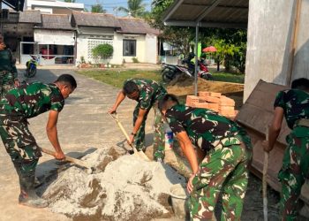 Hari Ke-14 TMMD Ke-129, Rumah Bapak Parja Perlahan Berubah: Dari Dinding Rapuh Menuju Harapan Baru