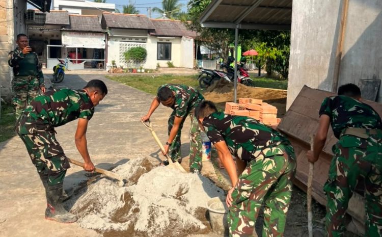 Hari Ke-14 TMMD Ke-129, Rumah Bapak Parja Perlahan Berubah: Dari Dinding Rapuh Menuju Harapan Baru