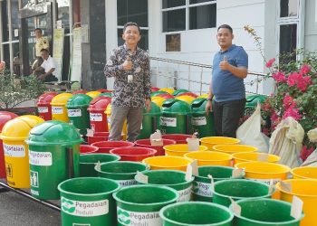 PT Pegadaian (Persero) Kanwil III Sumbagsel Dukung Gerakan Pilah Sampah di Palembang