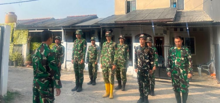 Apel Pagi Jadi Kunci Disiplin Kerja Prajurit TNI di TMMD ke-129 Kodim 0418/Palembang